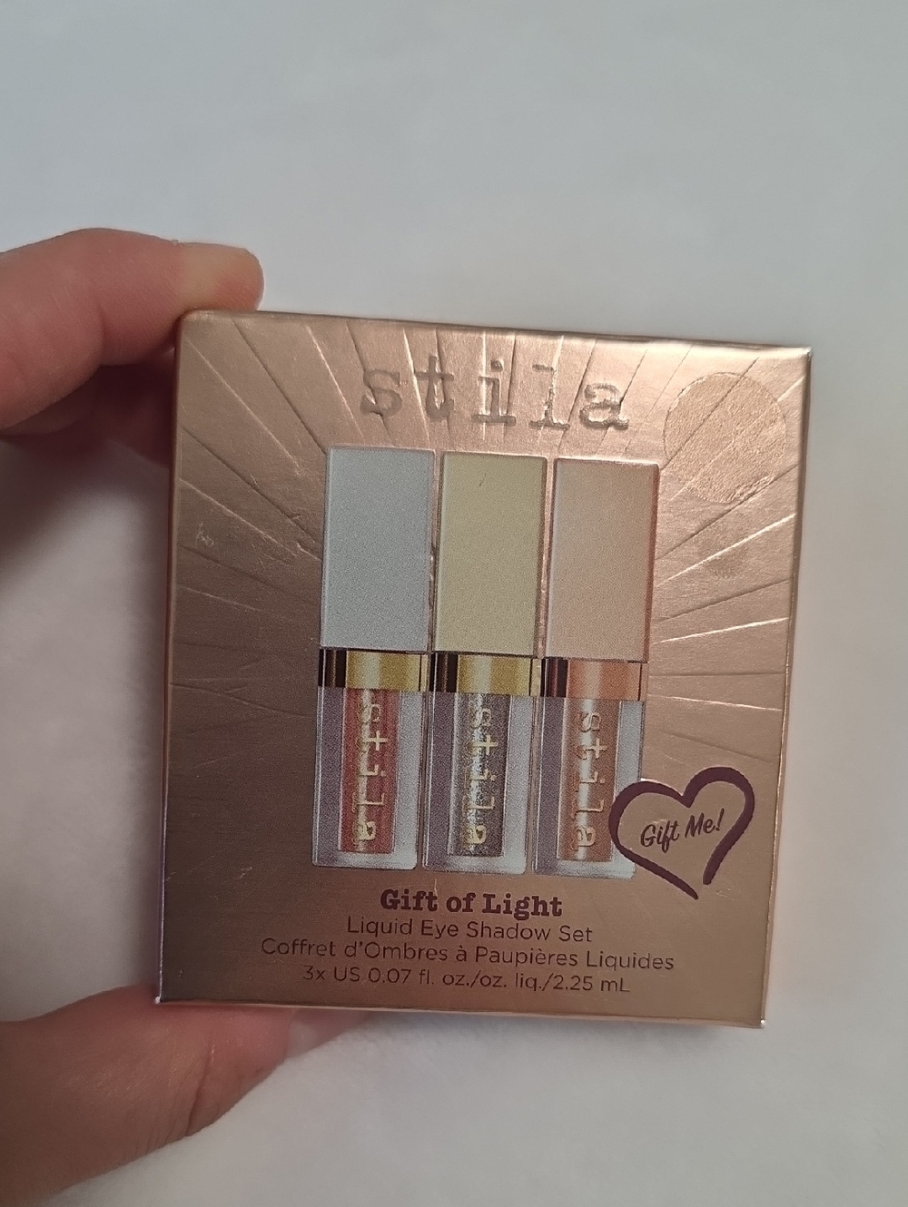 NIB Stila Gift of Light Liquid Eyeshadow Set 3 Pc - Picture 12 of 14